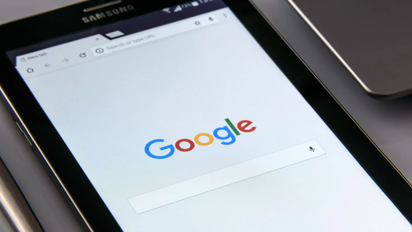 Google search open on a tablet — how customers find NZ small-business websites